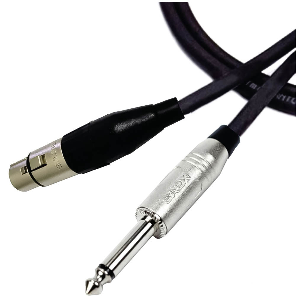 Cabo De Microfone XLR Fêmea X P10 Macho 5 Metros, KSR STD, Corpo Em Metal - X30