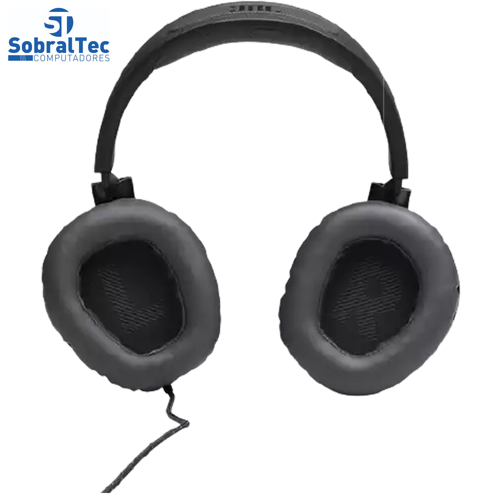 Fone de Ouvido JBL Quantum 100 Com fio e Microfone OVER-EAR - Preto