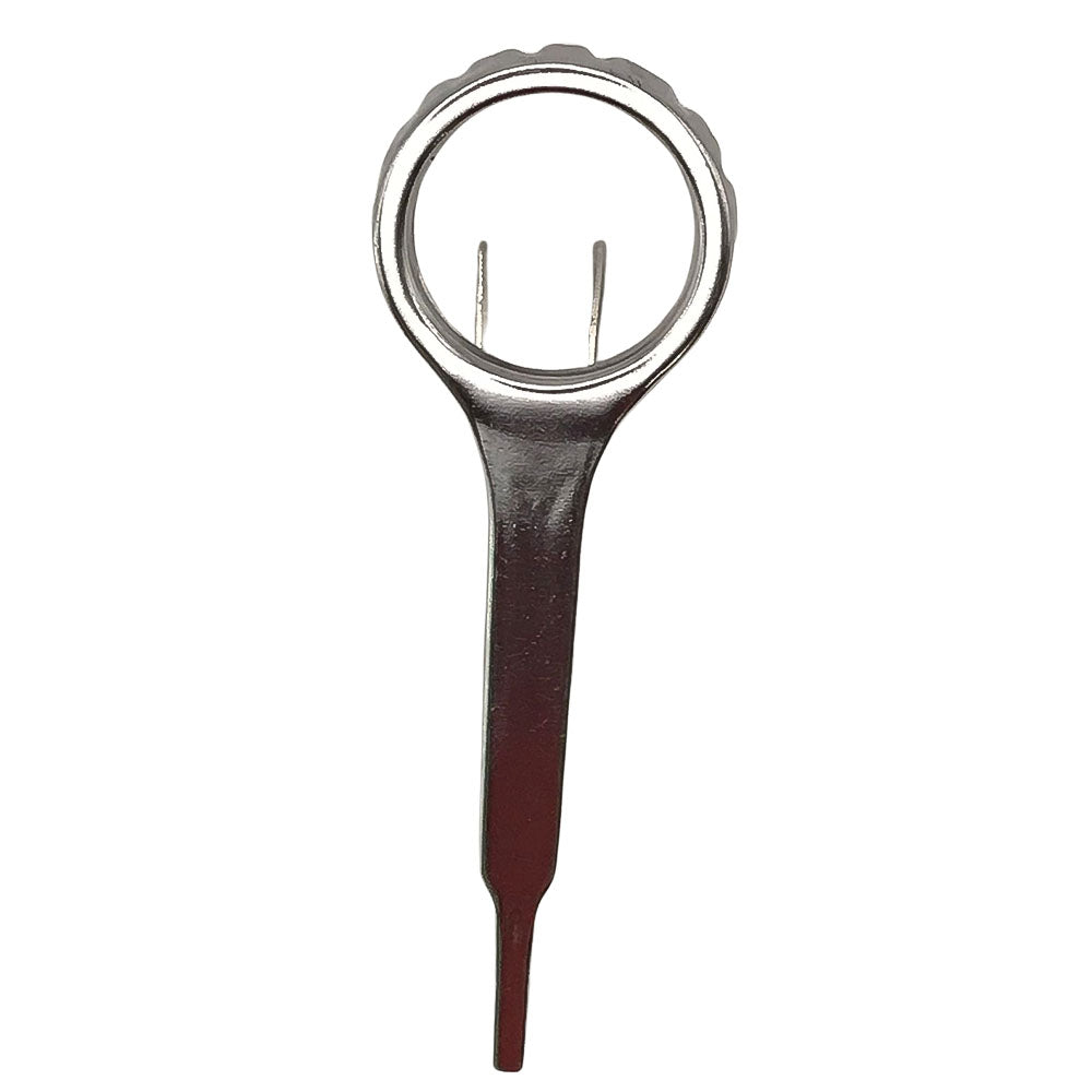 Pinça Reta Com Lupa  Ajustável BrCabo