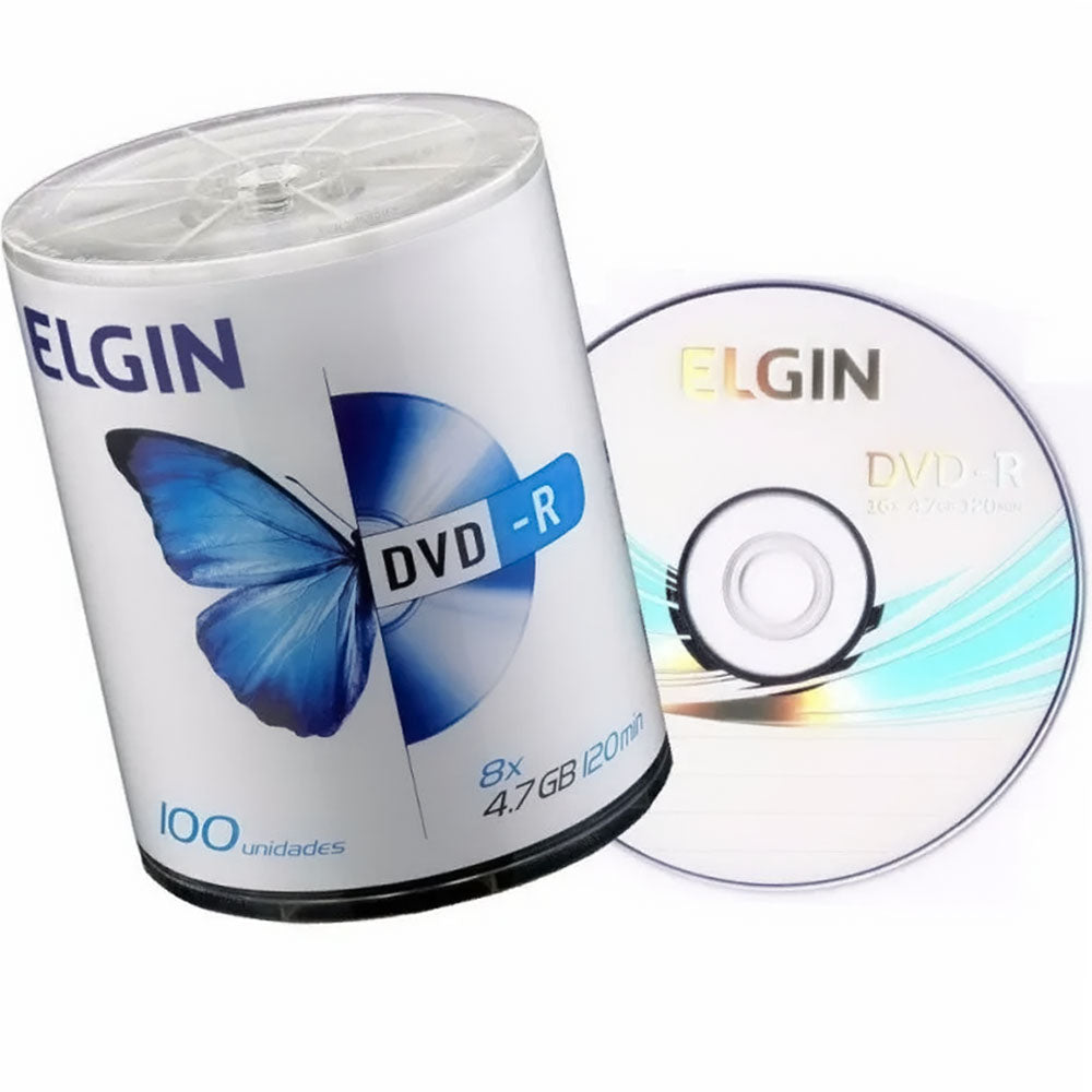 DVD R Elgin 16X 4.7GB 120 Minutos (Pino Com 100 UND) ELE0000000820 50