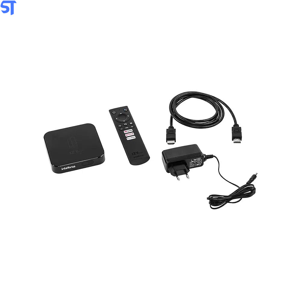 Smart Box Android TV Izy Play 4143010 Intelbras