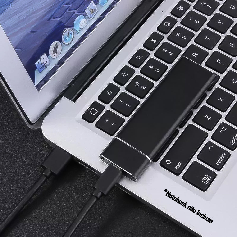 Gaveta Case Para SSD M.2 Sata e Nvme USB 3.0 Em Alumínio até 10Gbps KP-HD812