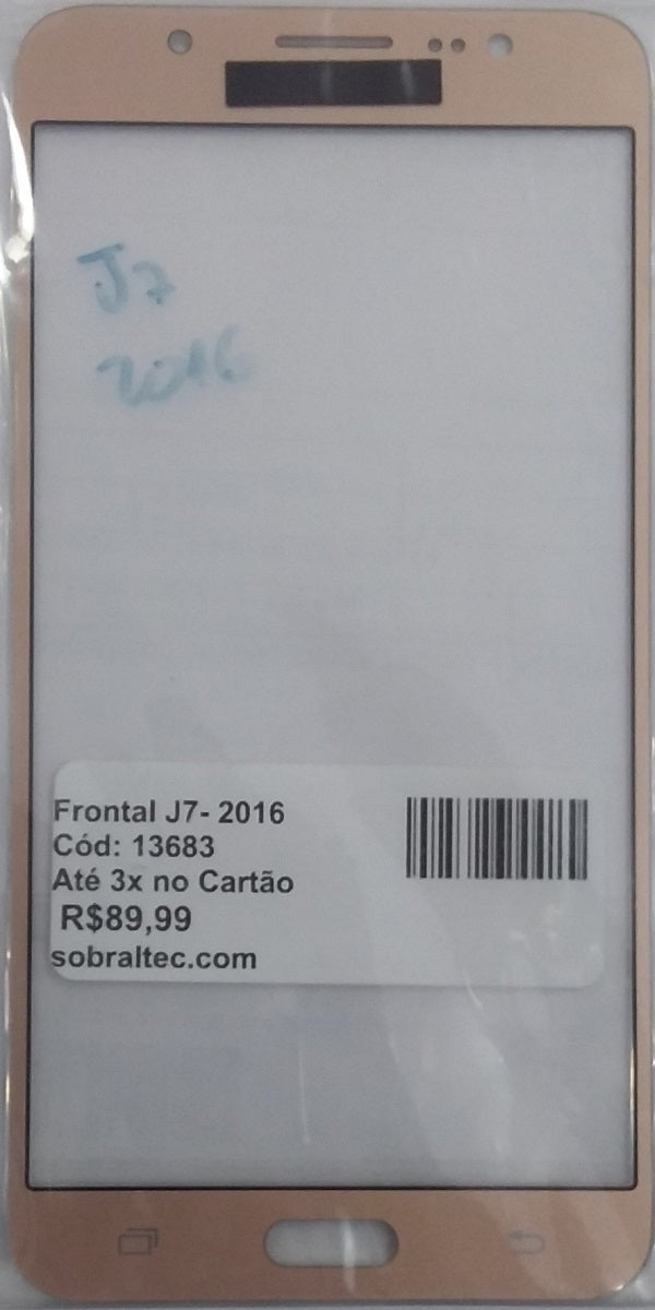 Tela Vidro Frontal Sem Touch J7 - 2016