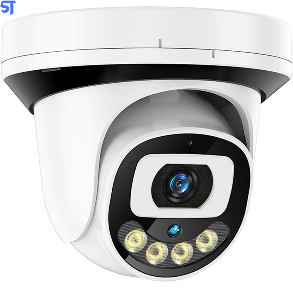 Câmera Dome de Segurança IP 3MP 2k FHD Com Detecção de Movimento e Visão Noturna