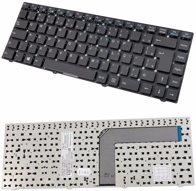 Teclado Notebook Semp Toshiba Sti Ni-1401 | Preto Abnt2