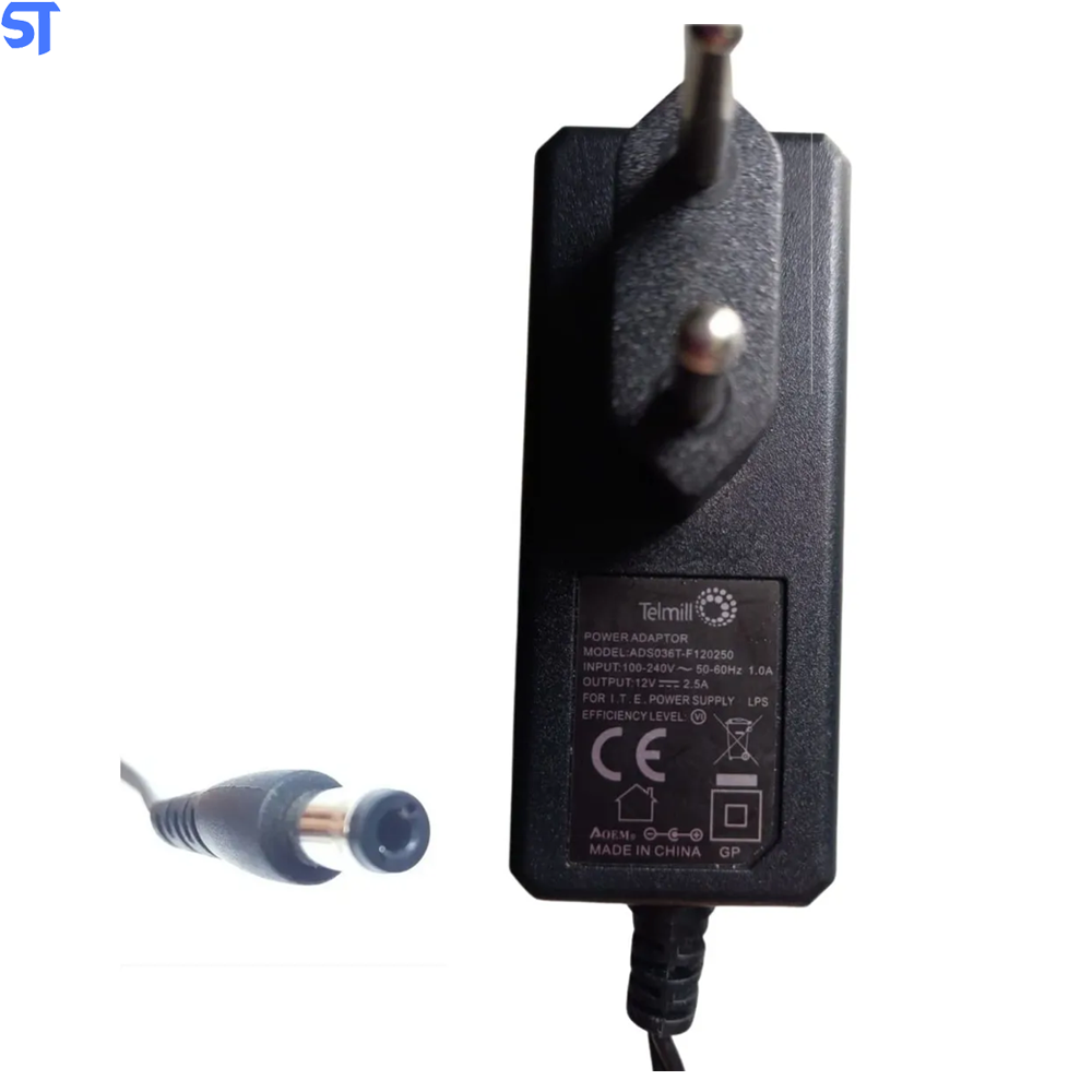 Fonte de Alimentação 12V 2.5A Telmill