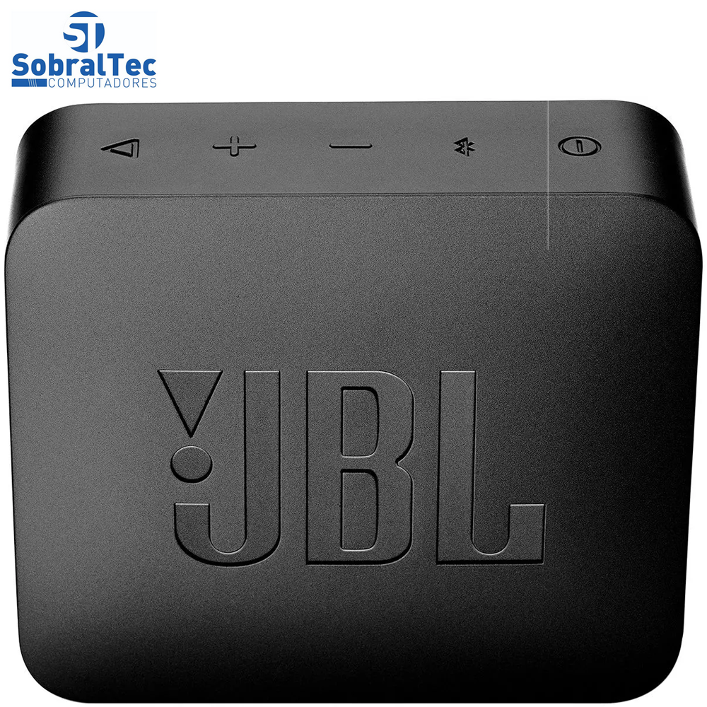 Mini Caixa de Som JBL GO 2 Bluetooth - Portátil 3W à Prova de Água Preto