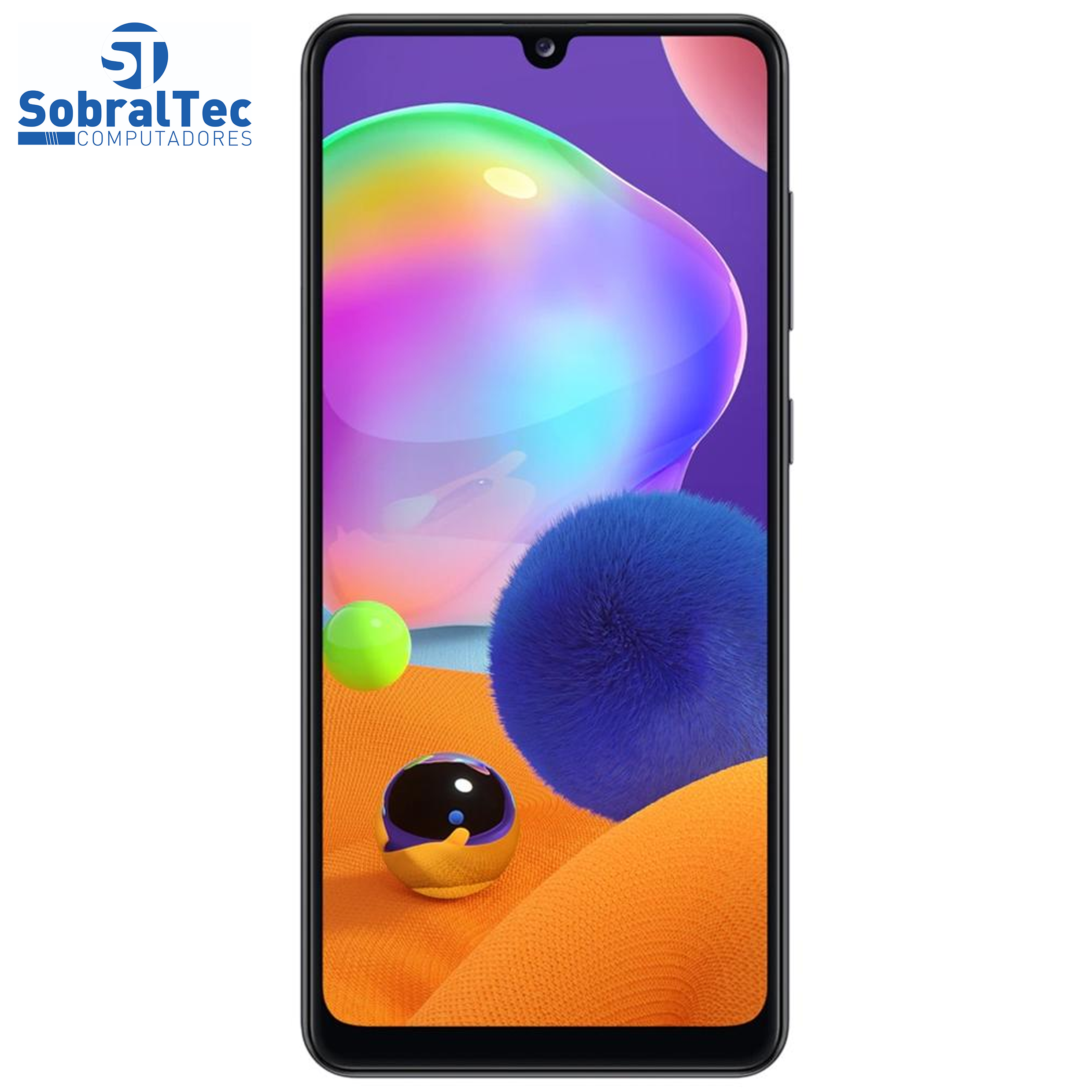 Smartphone Samsung Galaxy A31 128GB Preto 4G - Octa-Core 4GB RAM Tela 6,4” Câm.Quádrupla + Selfie