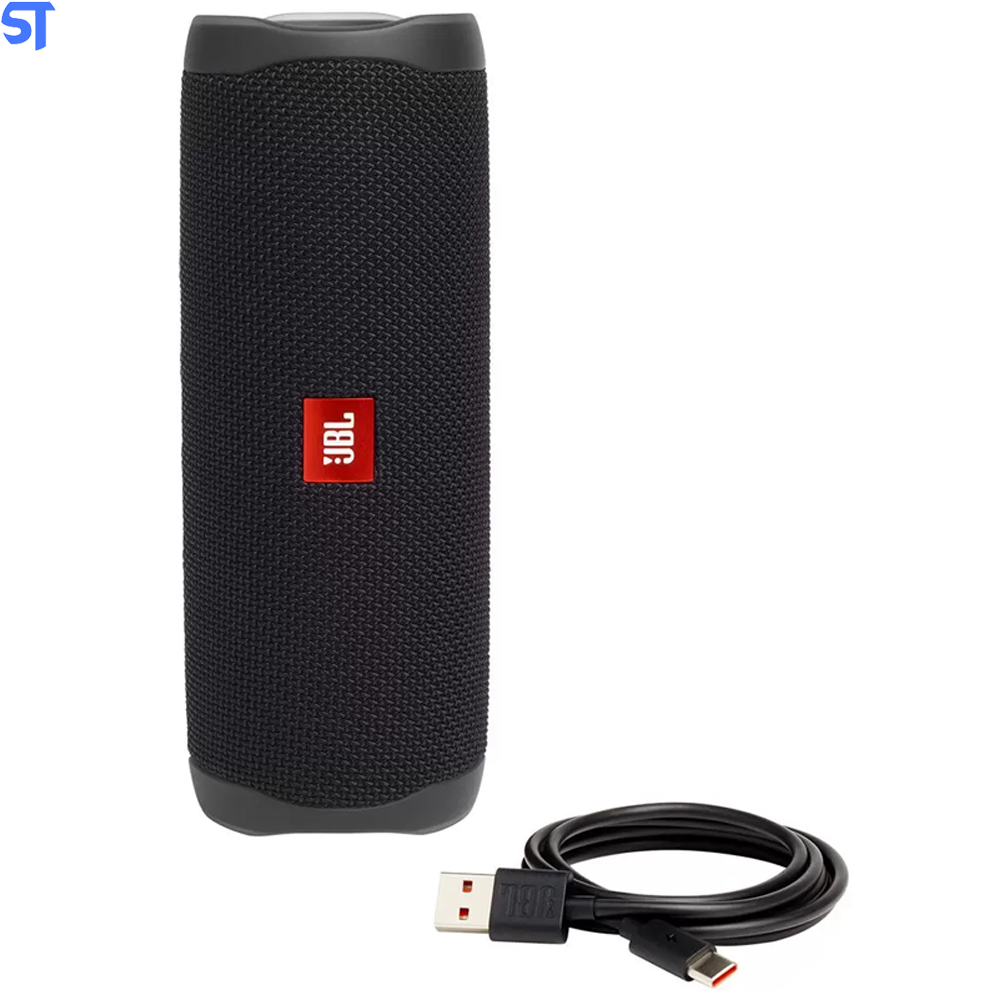 Caixa de Som Bluetooth JBL Flip 5, À Prova D’água com 20W para Android, iOS e Windows Phone – Preto