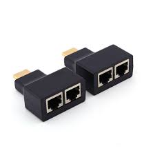 Adaptador Extensor Cabo de Rede P HDMI  HDTV 1080P