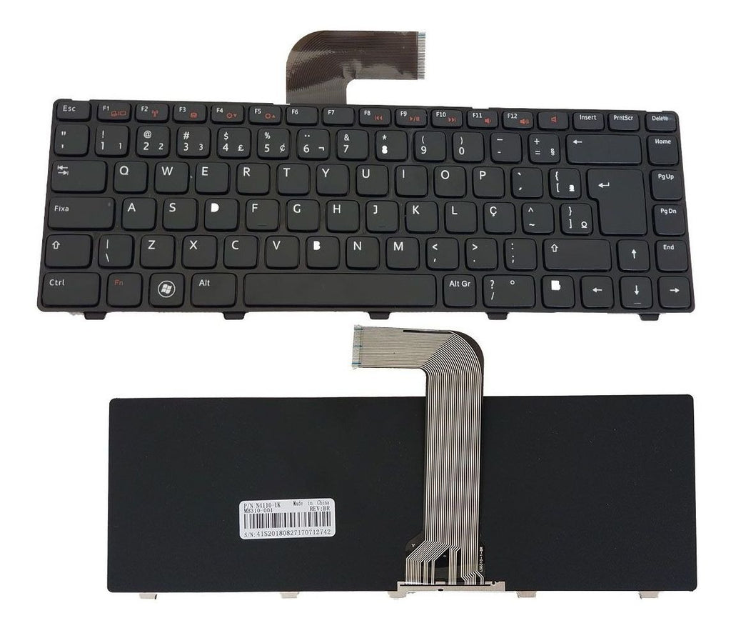Teclado Notebook Dell N4050 3550 3560 14-3420 Black-Br-Frame