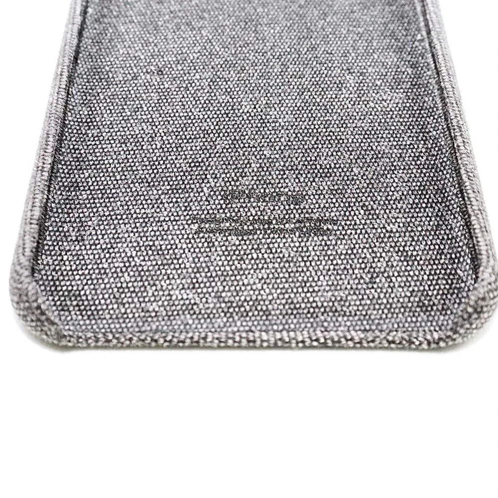 Capa Para iPhone 7 Jeans Tecido Premium Clear View Standing Cover