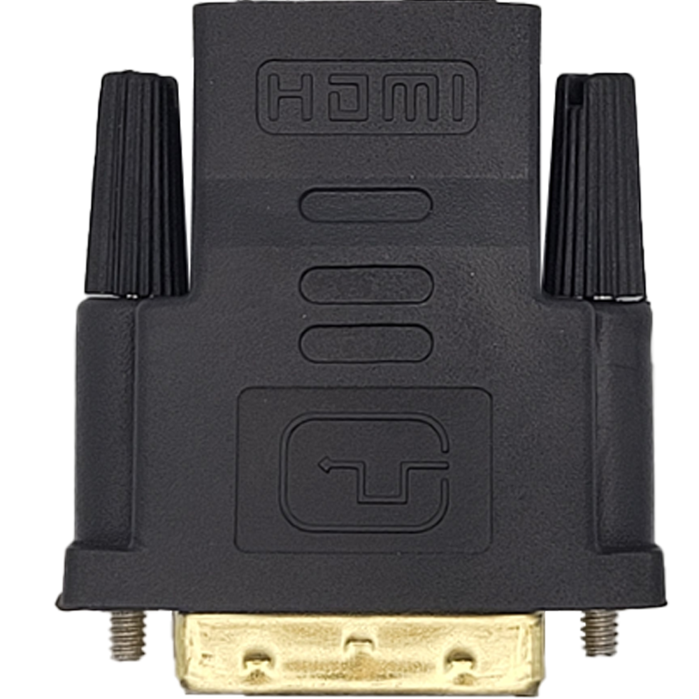 Adaptador Conector Dvi 24+1 Macho Para Hdmi Fêmea Banhado a Ouro
