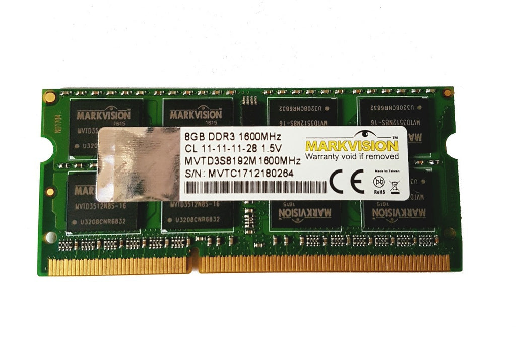 Memória Notebook 8Gb Ddr3 1600 Markvision Mvd38192MSD-A6