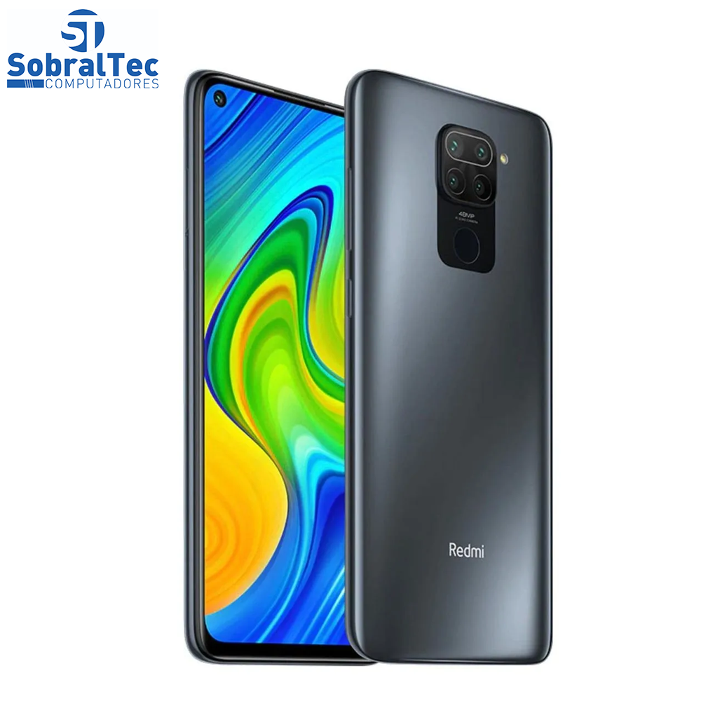 Smartphone Xiaomi Redmi Note 9 Versão Global 128 Gb 4 Gb Ram Onyx Black Quad Câmera Traseira