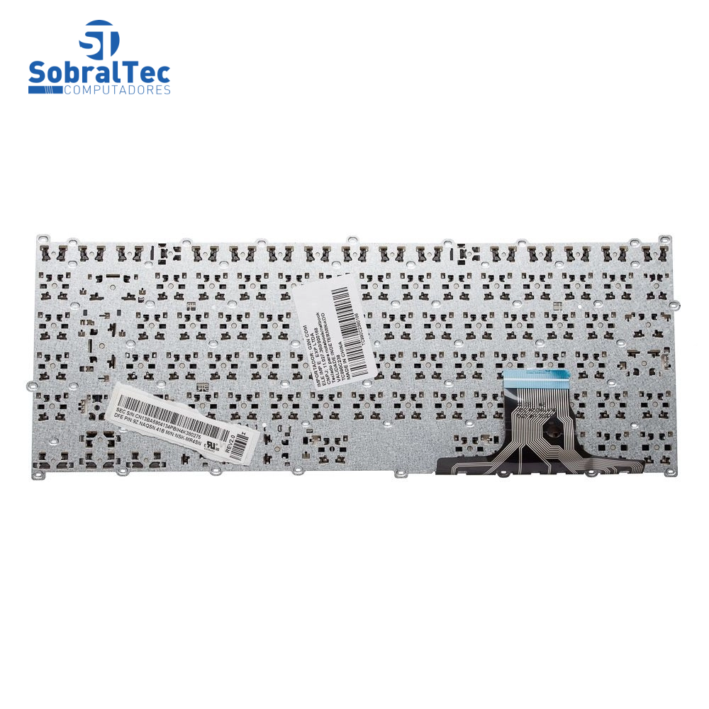 Teclado Notebook Compativel Com Samsung Np500r4k Np500r4l 500r4k - White - BR - No Frame