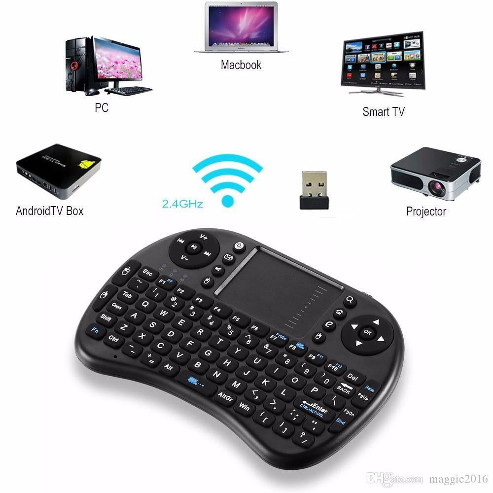 Mini Teclado Touchpad Wireless Bluetooth Usb Pc Tv Xbox Altomex Al-313