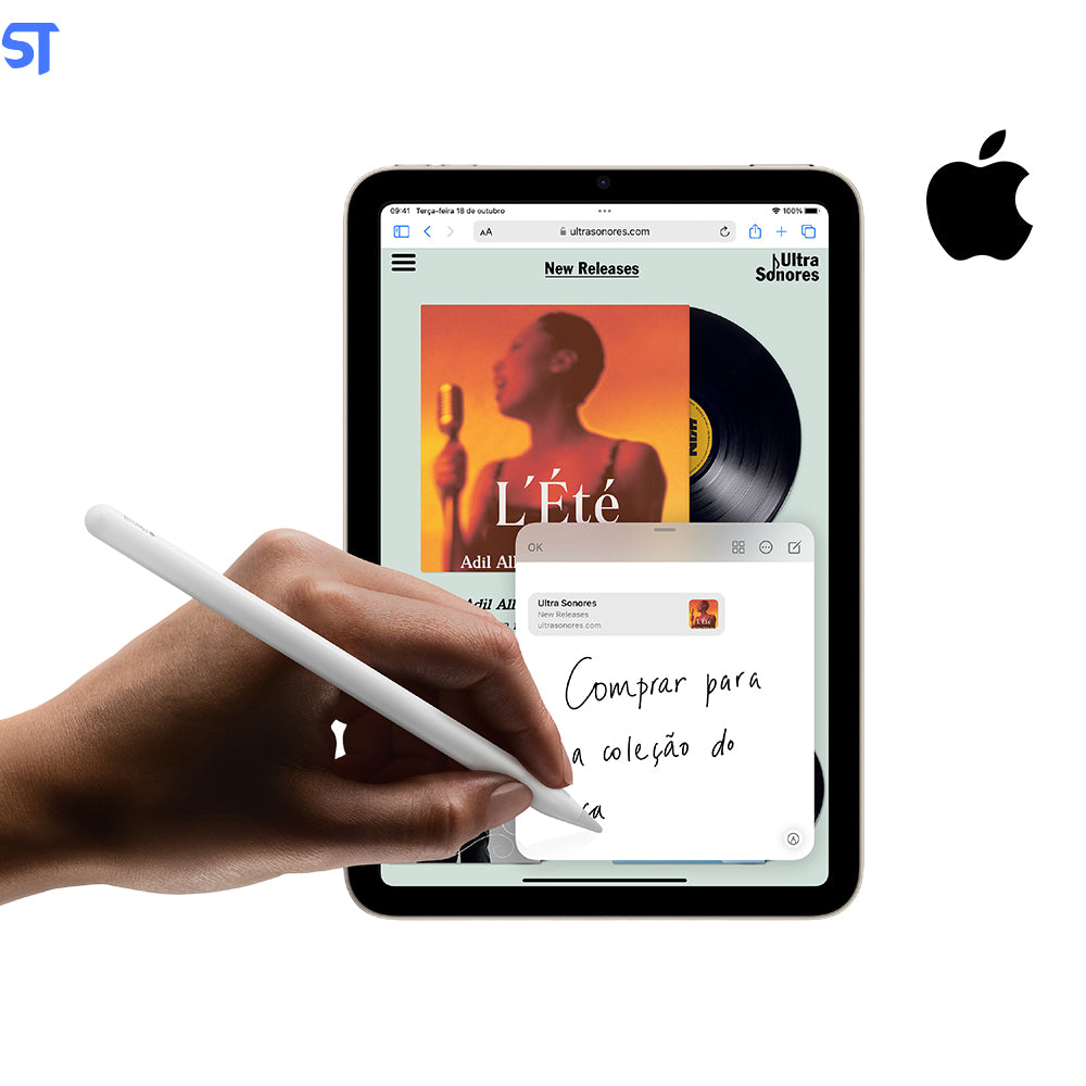 Apple Pencil (1ª Geração) MK0C2BE/A Branco Apple