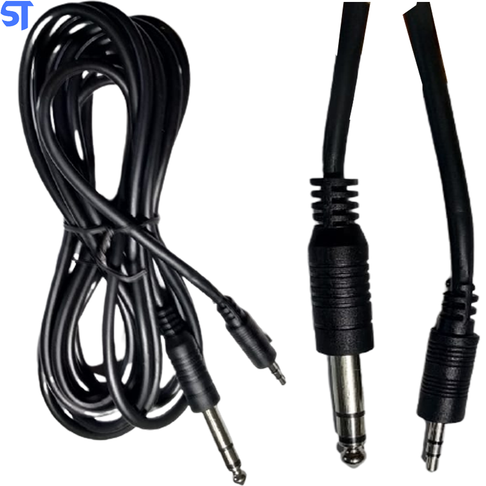 Cabo de Áudio P2 x P10  1.5m IT-Blue