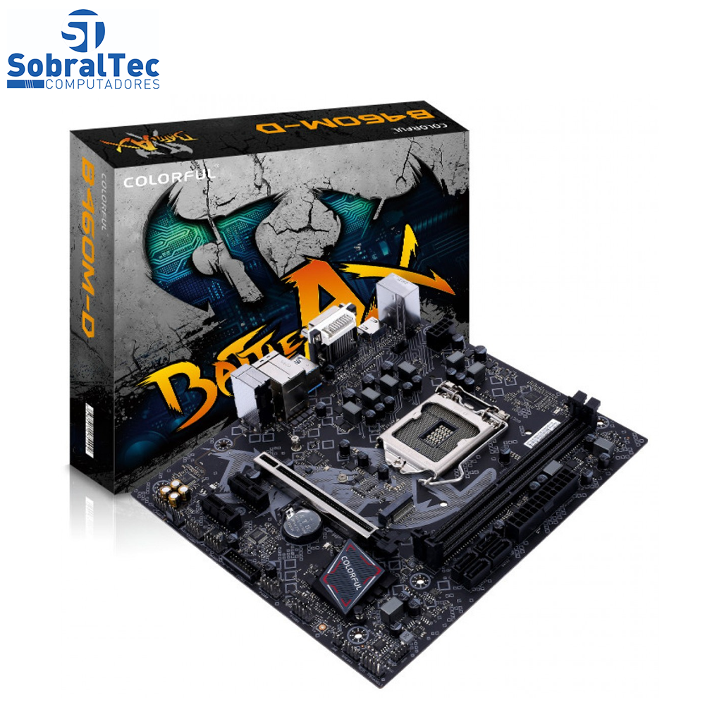 Placa Mãe Colorful Battle-AX B460M-D V20 / Soquete 1200 / DDR4