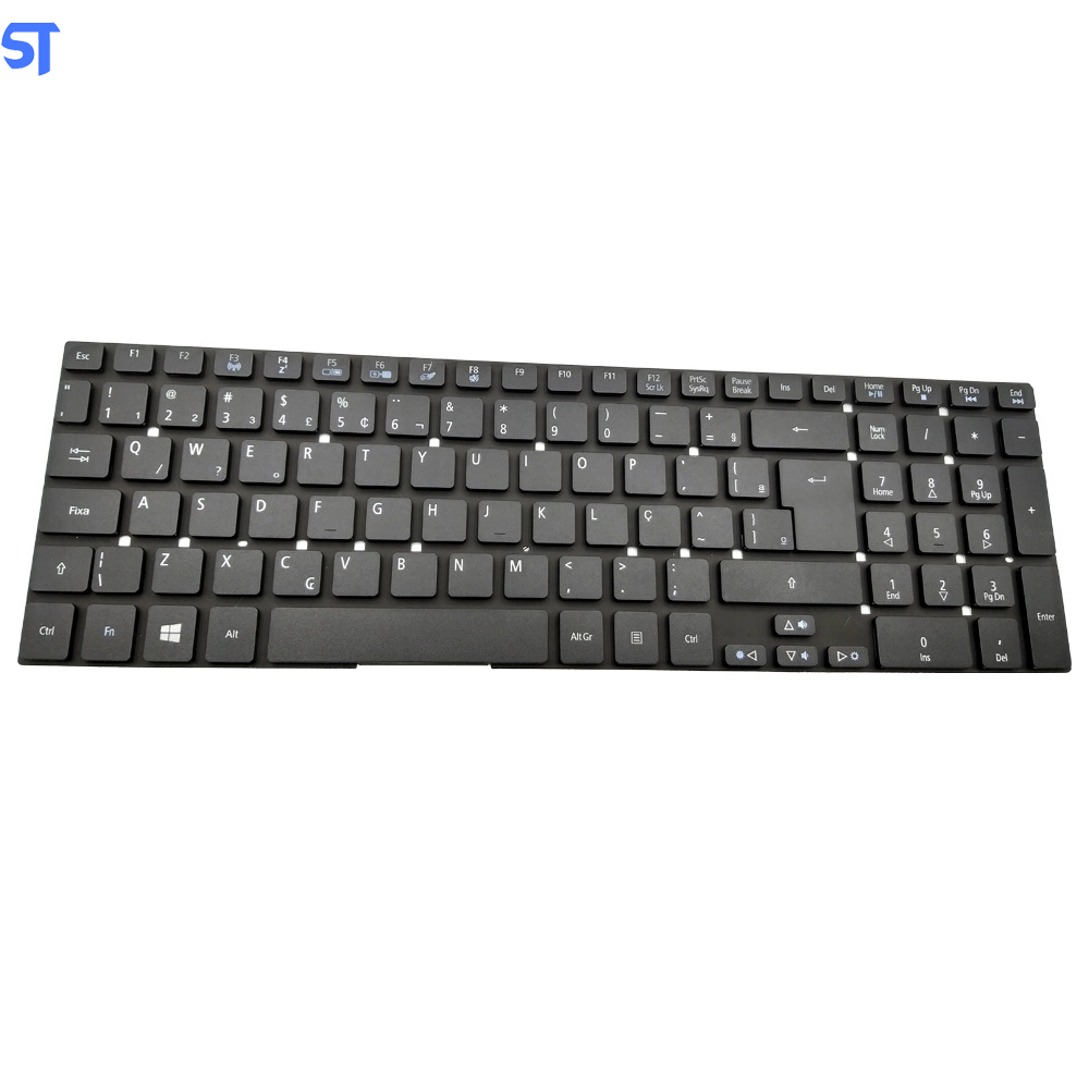 Teclado Notebook Compativel Com Acer Aspire V3-531 V3-551 V3-571 - Black - Br Uk Style