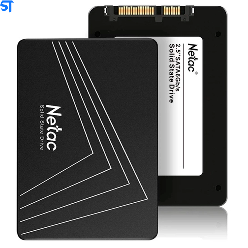 HD SSD Netac 240GB 2.5`SataIII 560Mbps de Leitura 520Mbps de Gravação - 3D Nand