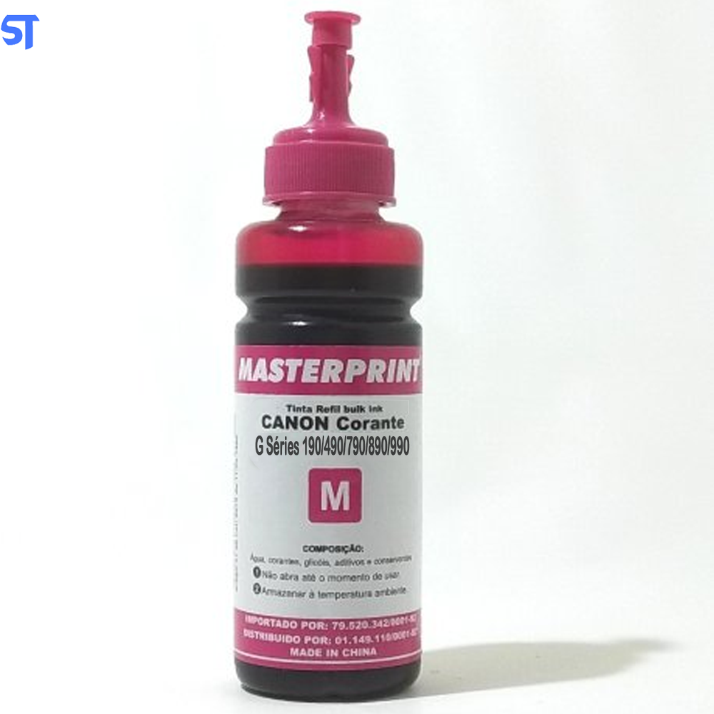 Refil de Tinta Compatível Canon Bulk Ink G Corante Magento M 70ML MasterPrint