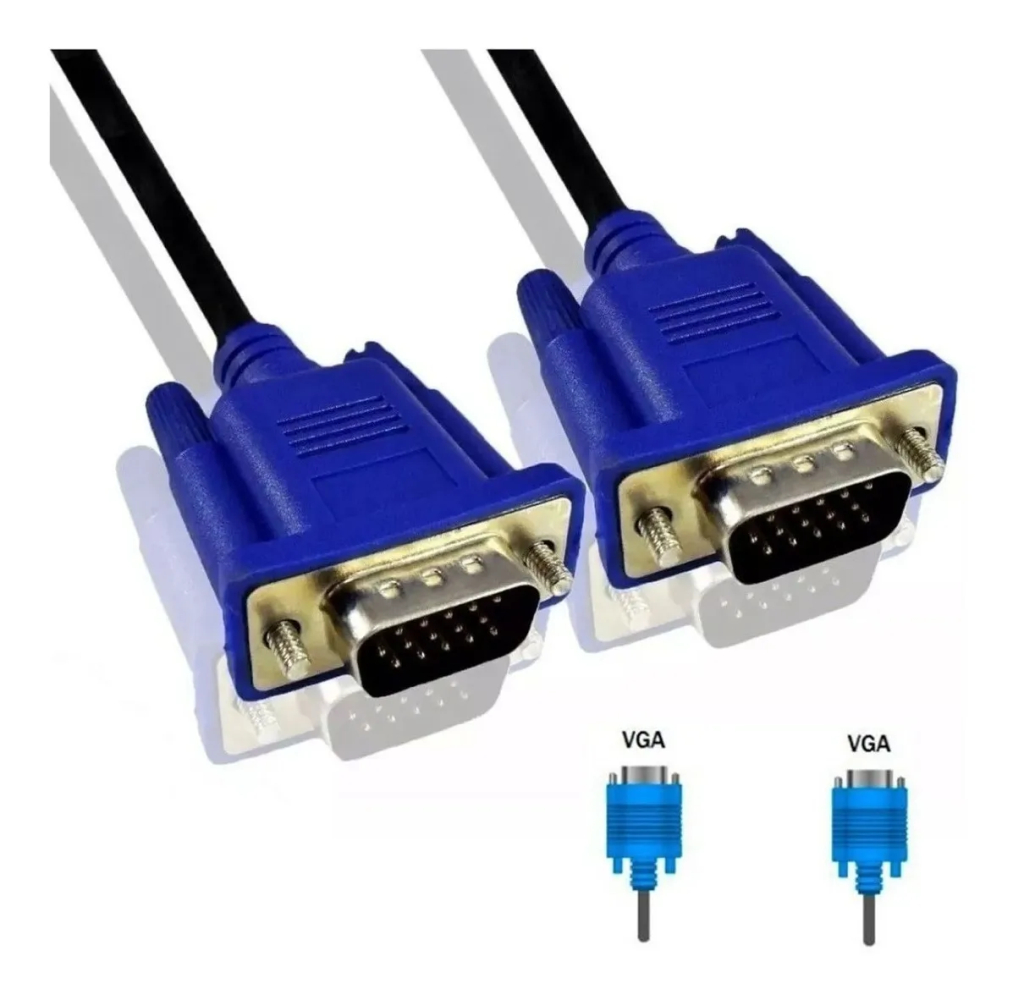 Cabo Vga Com Filtro Para Pc Monitor 1.8 Metros Macho x Macho 80° 30V Honglin