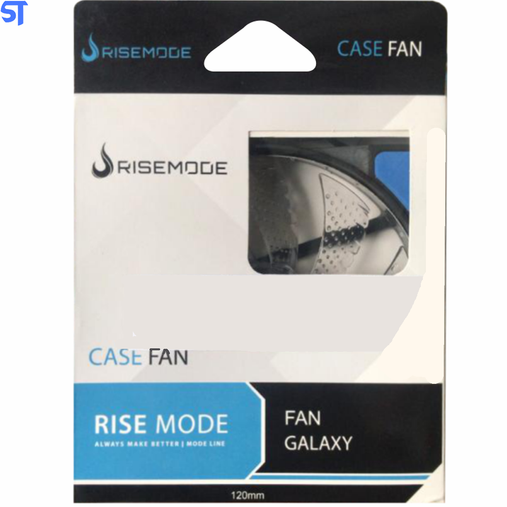 Cooler Fan Rise Mode Wind W1, 120mm LED Azul RM-WN-01-BB