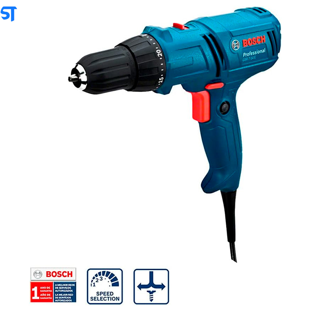 Parafusadeira / Furadeira 400W 220V GSR 7-14 E Bosch