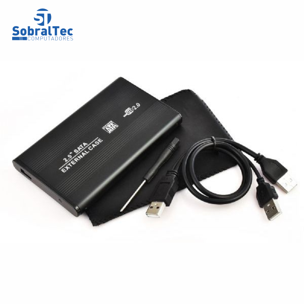 Case Para HD De Notebook Usb 2.0 Sata 2.5 CGHD-10 Exbom