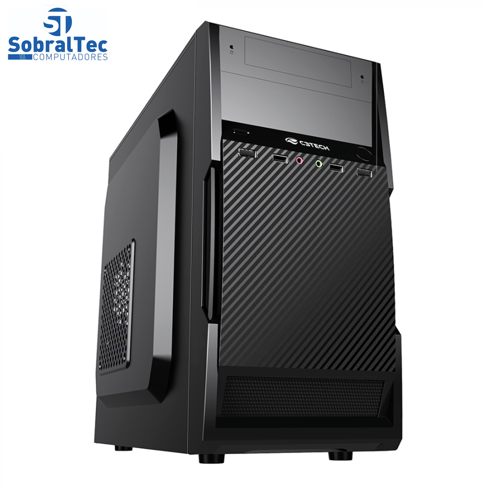 Computador Core i3-HD SSD 256GB - Memória Ram 4GB- Micro- ATX MT-11BK C3Plus- Windows 10