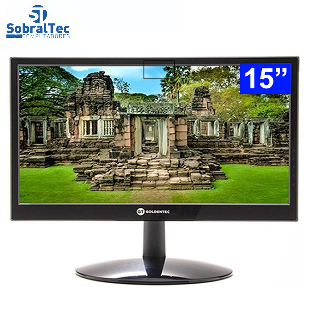 Computador Core i3-2120-HD SSD 128GB -Memória Ram 4GB- Com Monitor 15, HDMI- Teclado e Mouse e Estabilizador