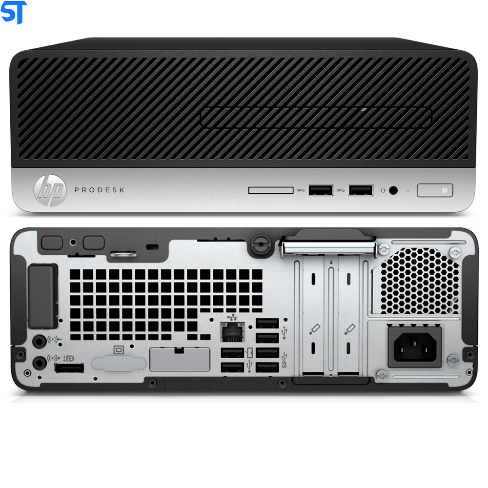 Computador HP Prodesk 400 G6 Intel Core i5-9500- 8GB RAM- SSD 240GB- Windows 10 Pro- Preto/Prata