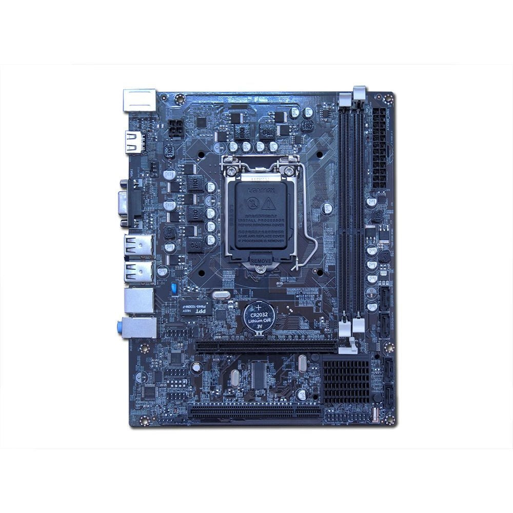 Placa Mãe Lga 1156 ZX-H55M V1.01 Com Espelho Drivers -Nova