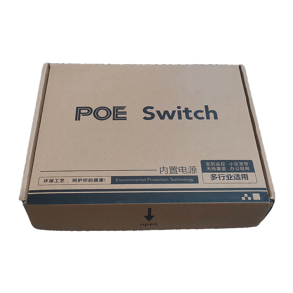 Switch Poe Gigabit 10 Portas 10/100/1000 Terow TXE052 GB/ T 30094-2013