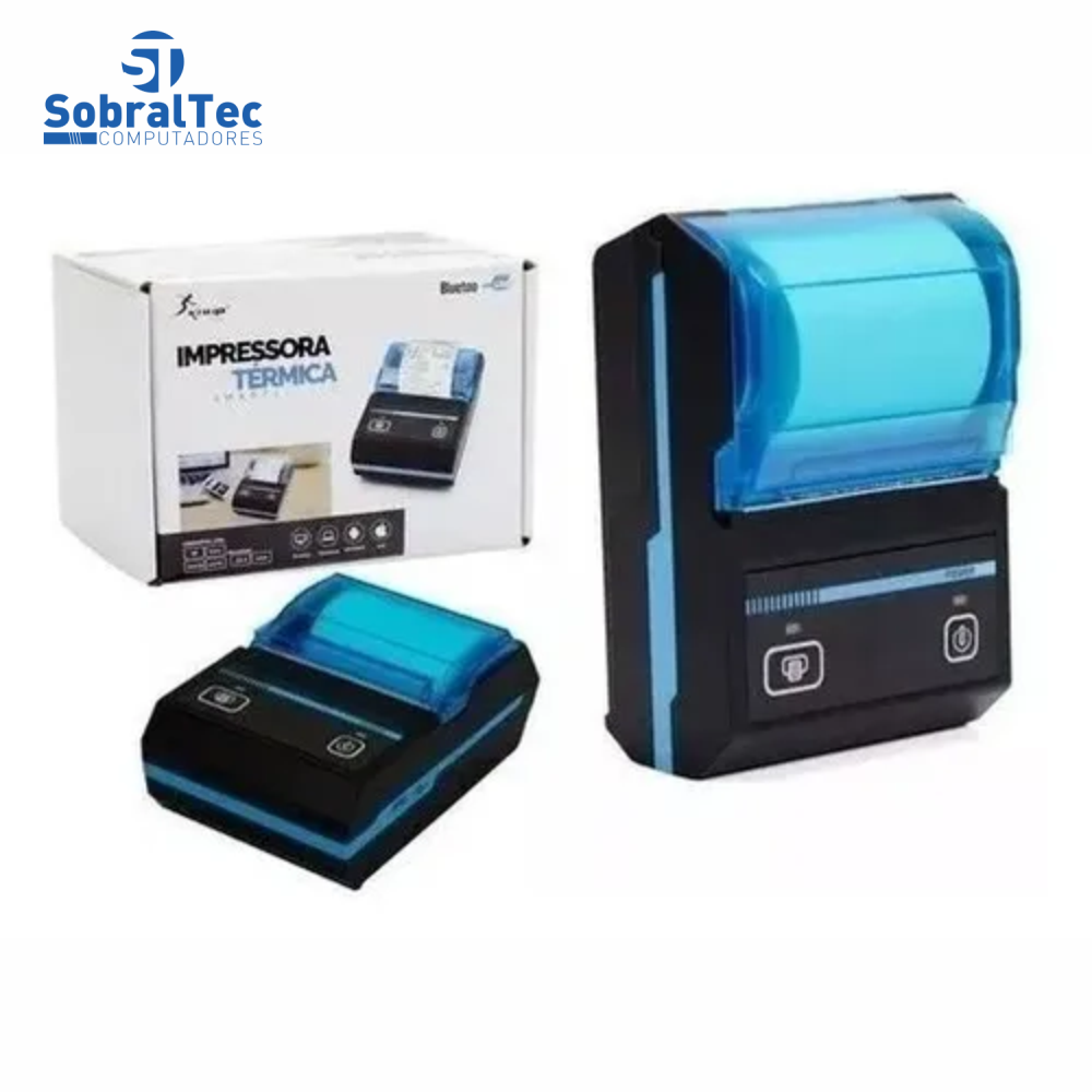 Impressora Térmica Portátil Bluetooth Knup Celular Usb Pos KP-1020