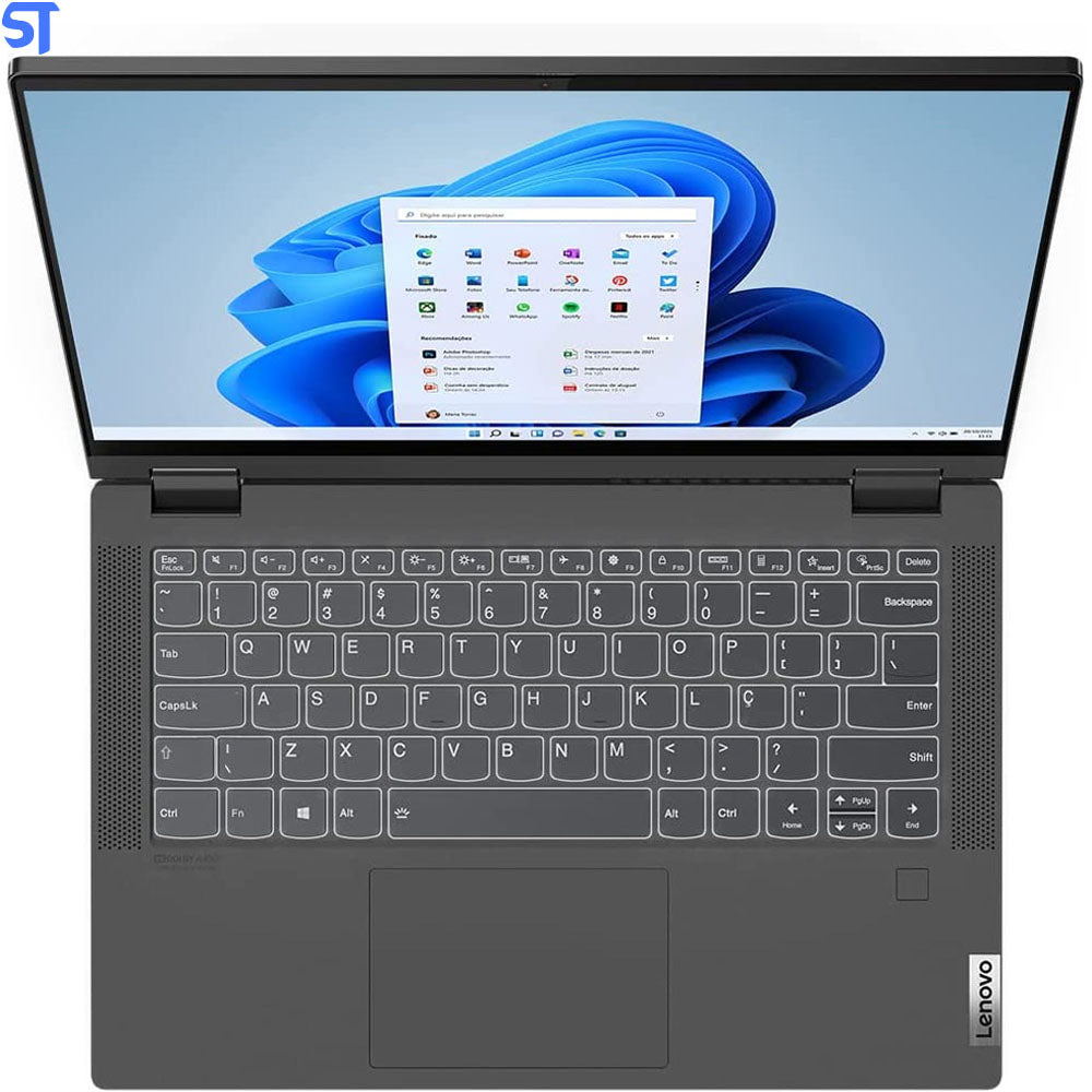 Notebook Lenovo 2 Em 1 Ideapad Flex Tela 14 I5-1135 8GB 256GB SSD W11H 82LT0005BR