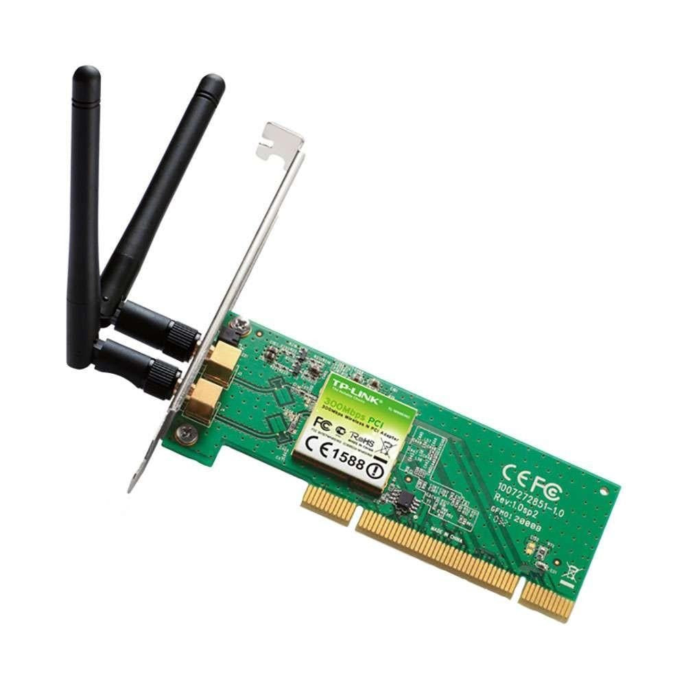 Placa de Rede Wireless PCI - TP-Link TL-WN851ND 300Mbps