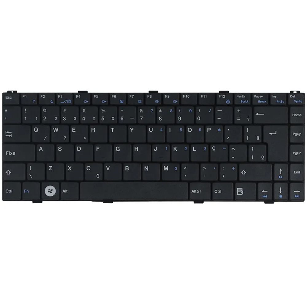 Teclado Notebook Ibyte Fly Active V109302ak Br Pt: Pk130gfa40