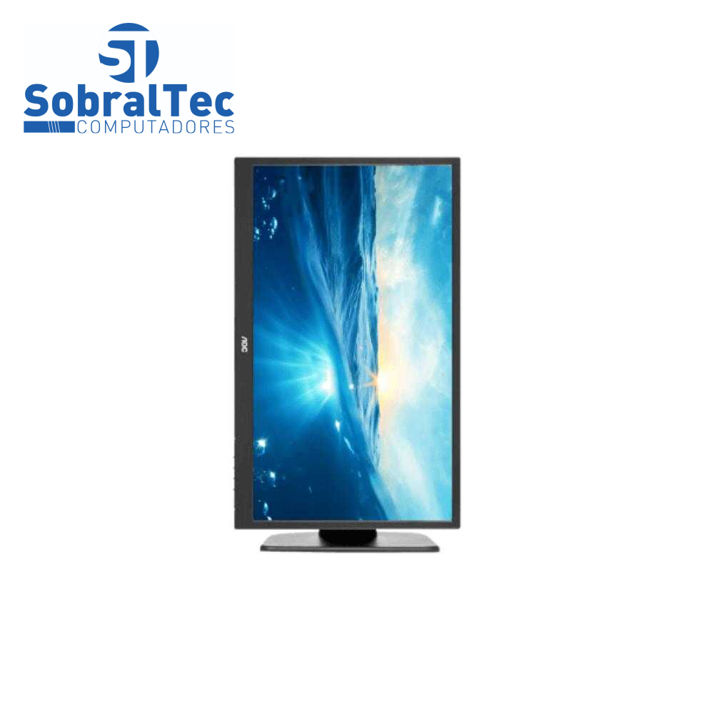 Monitor AOC LED 18.5 Widescreen HDMI VGA Display Port 2ms Altura Ajustável 9P1E