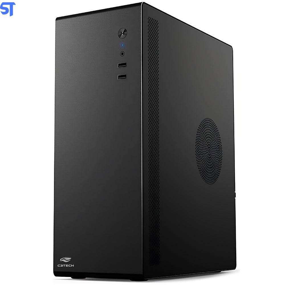 Gabinete Mini Micro-ATX MT-100BK Com Fonte 200W C3Tech