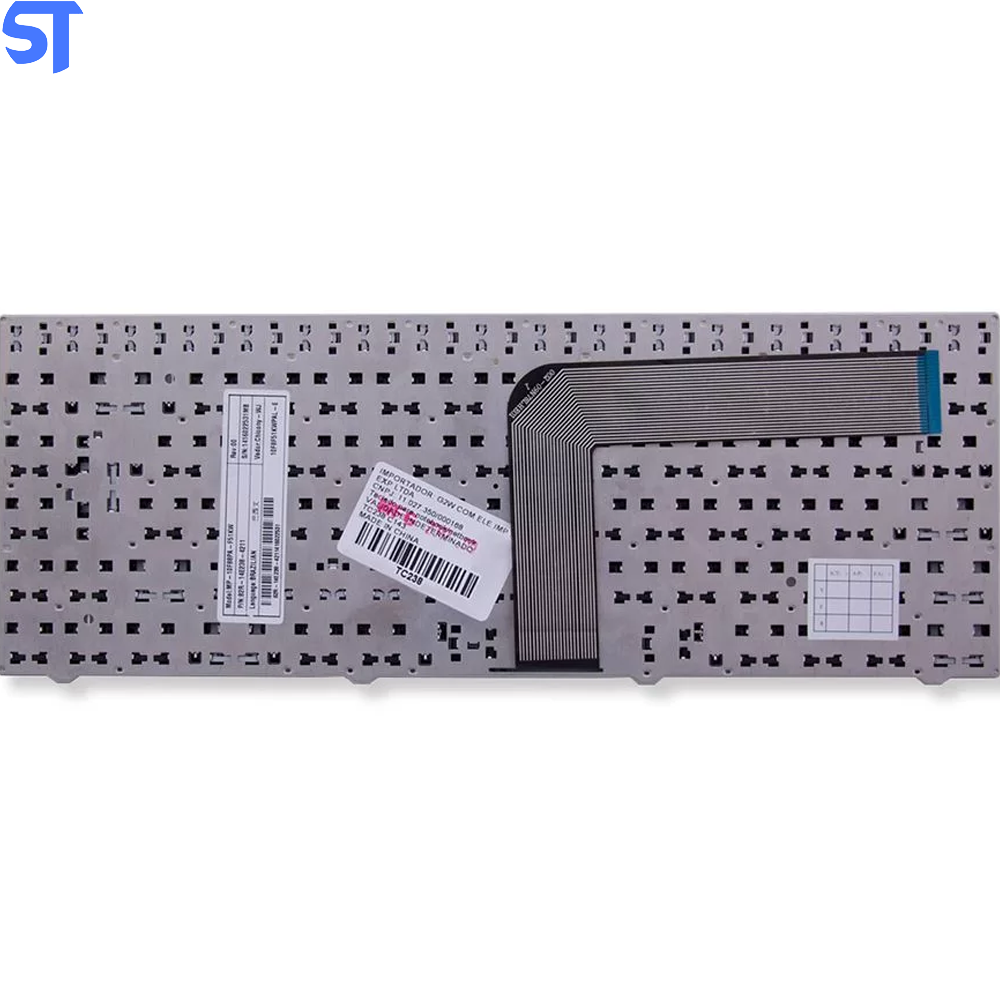 Teclado bringIT Compativel Com Positivo SIM+ 980M 1060M 1955M - Black - Br - No Frame