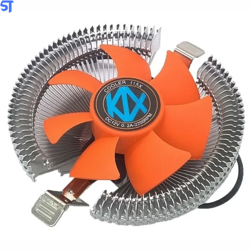Cooler Fan Alumínio Amd Intel Universal Klx Soquete 775 115x Fm2 Am3 Am4