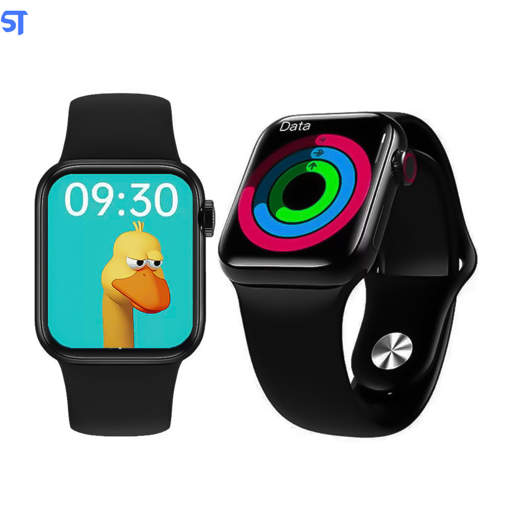 Relógio SmartWatch HW12 Preto 40mm Tela Infinita Com Sensor Cardíaco
