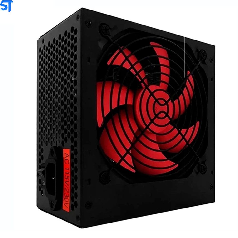 Fonte ATX 750W Automática BRX Cooler Vermelho