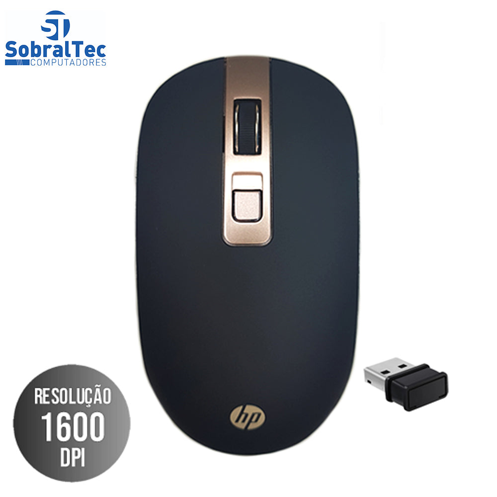 Mouse Sem Fio S4000 1600DPI Preto HP