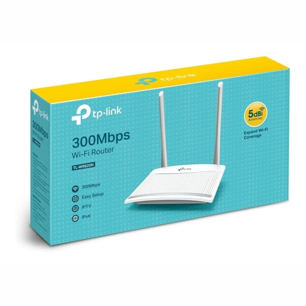 Roteador Wireless N 300Mbps TP-Link TL-WR820N Com 2 Antenas 2LAN