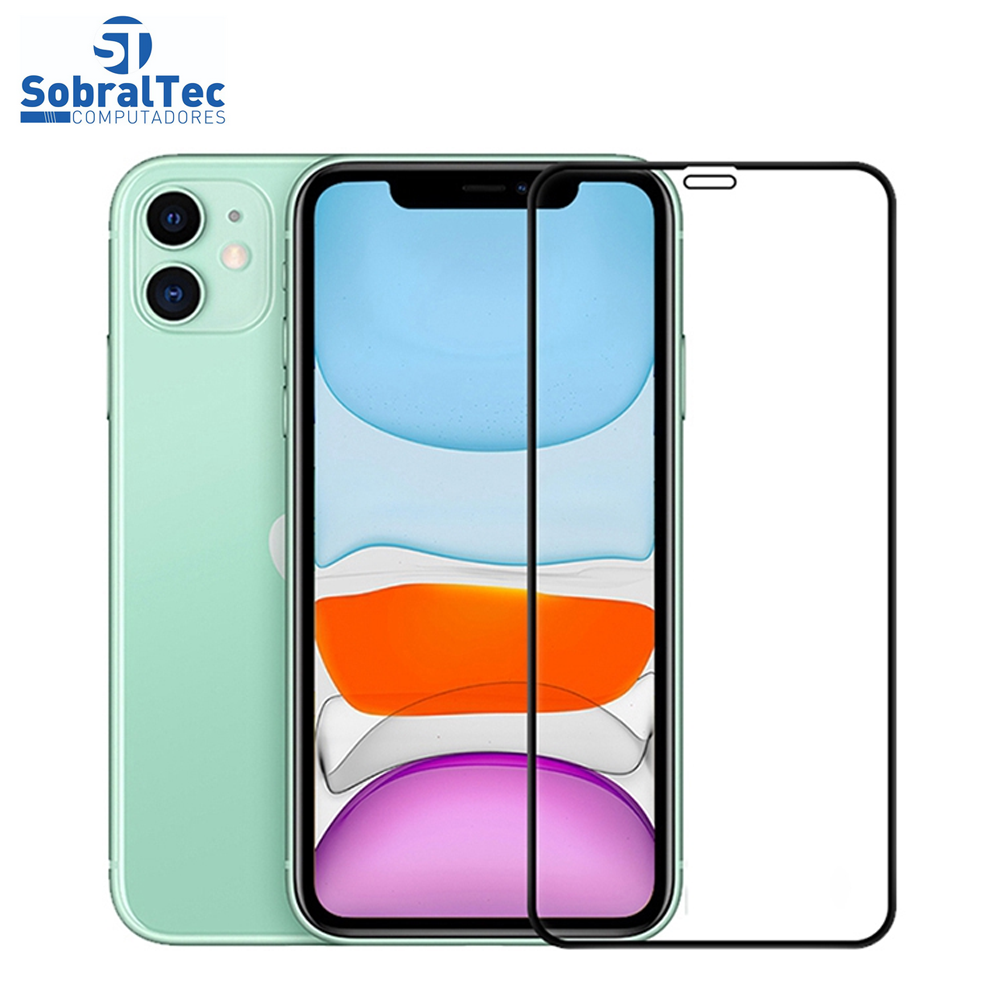 Película Protetora De Vidro Temperado Para iPhone XR/iPhone 11