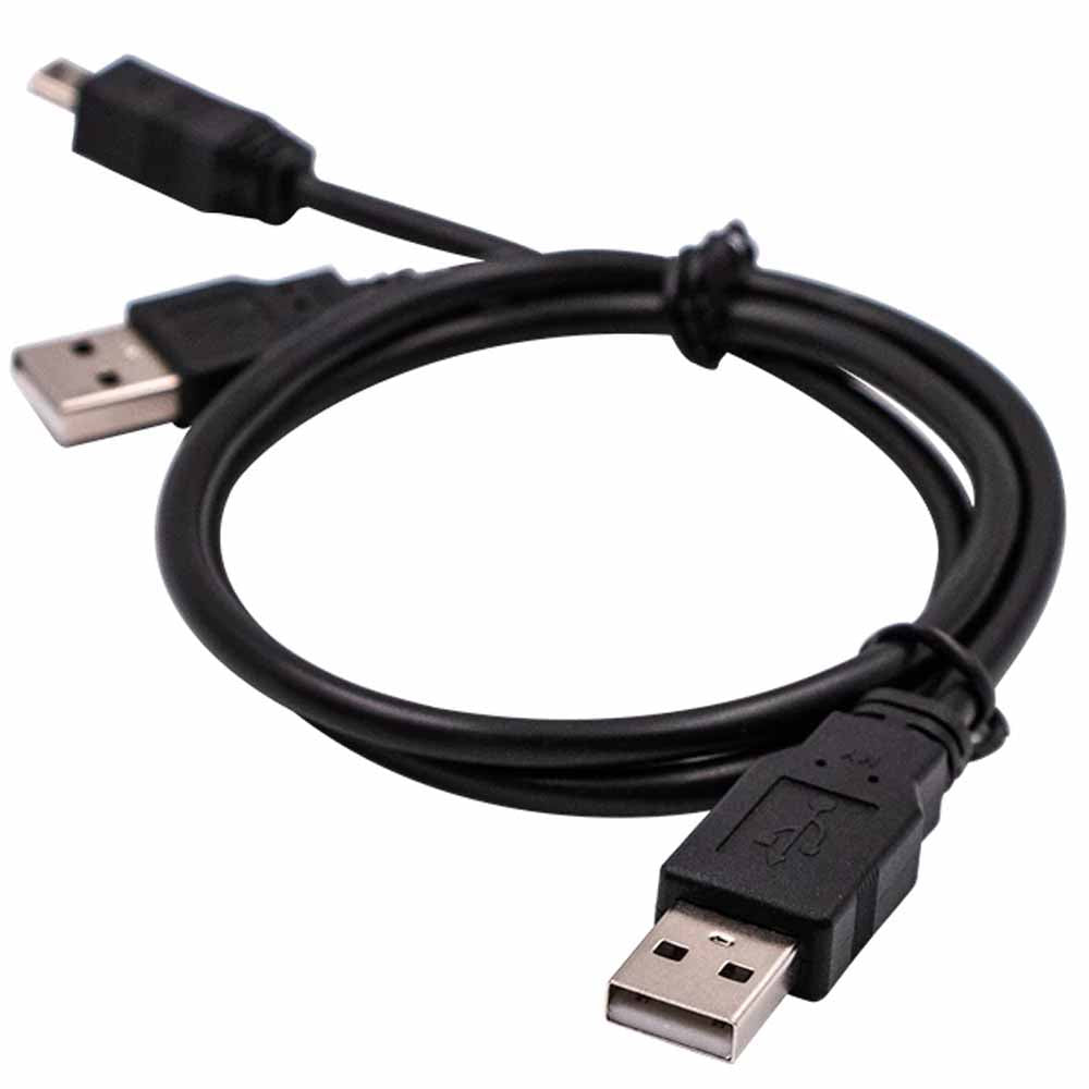Cabo 2 USB A Macho x 1 Mini USB B Macho